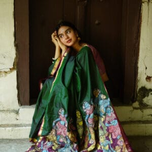 kalamkari dancing dolls