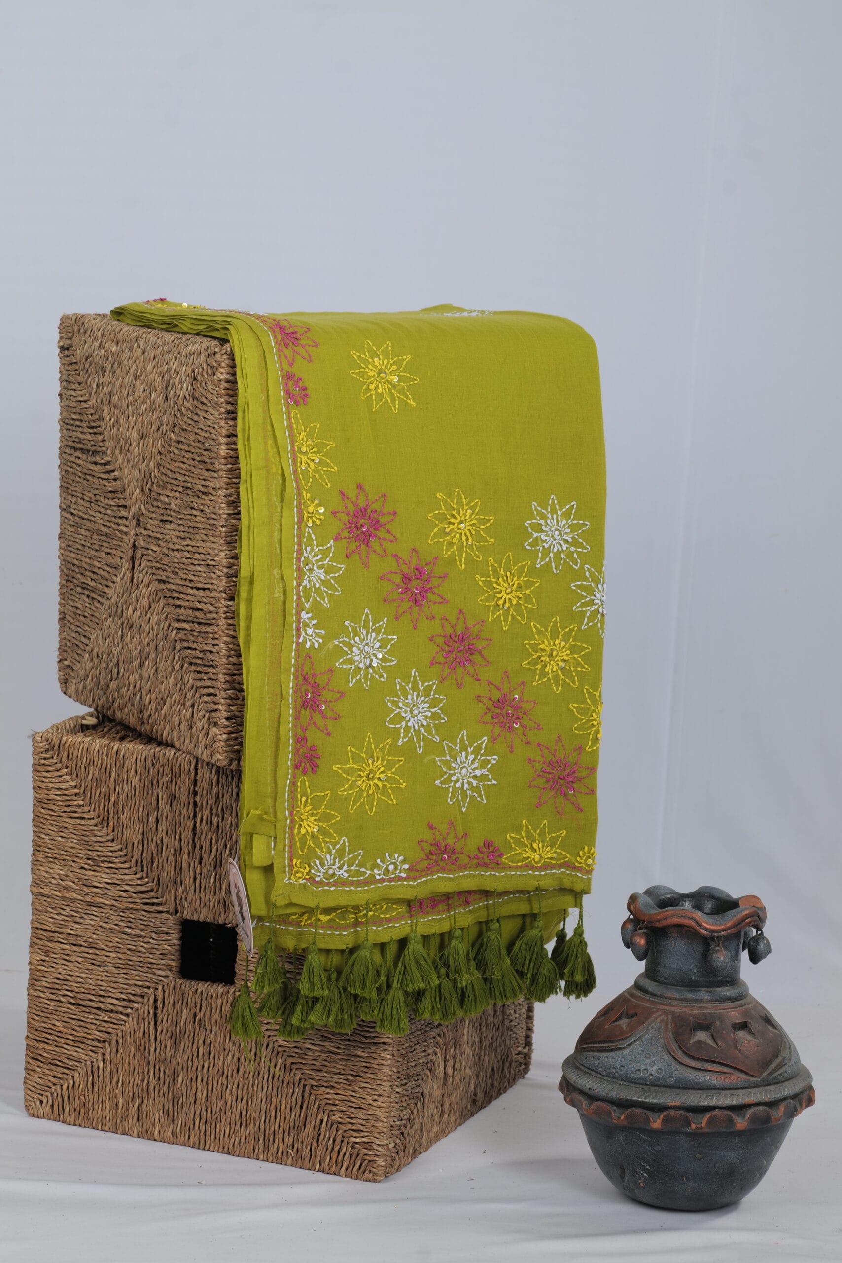 Mul Kantha Work Saree