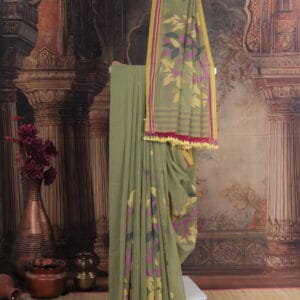 Cotton Jamdhani with skirt border