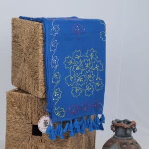 MUL SAREE WITH KANTHA WORK