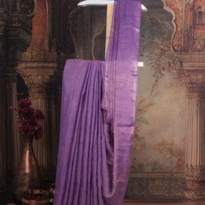 Tissue Linen saree